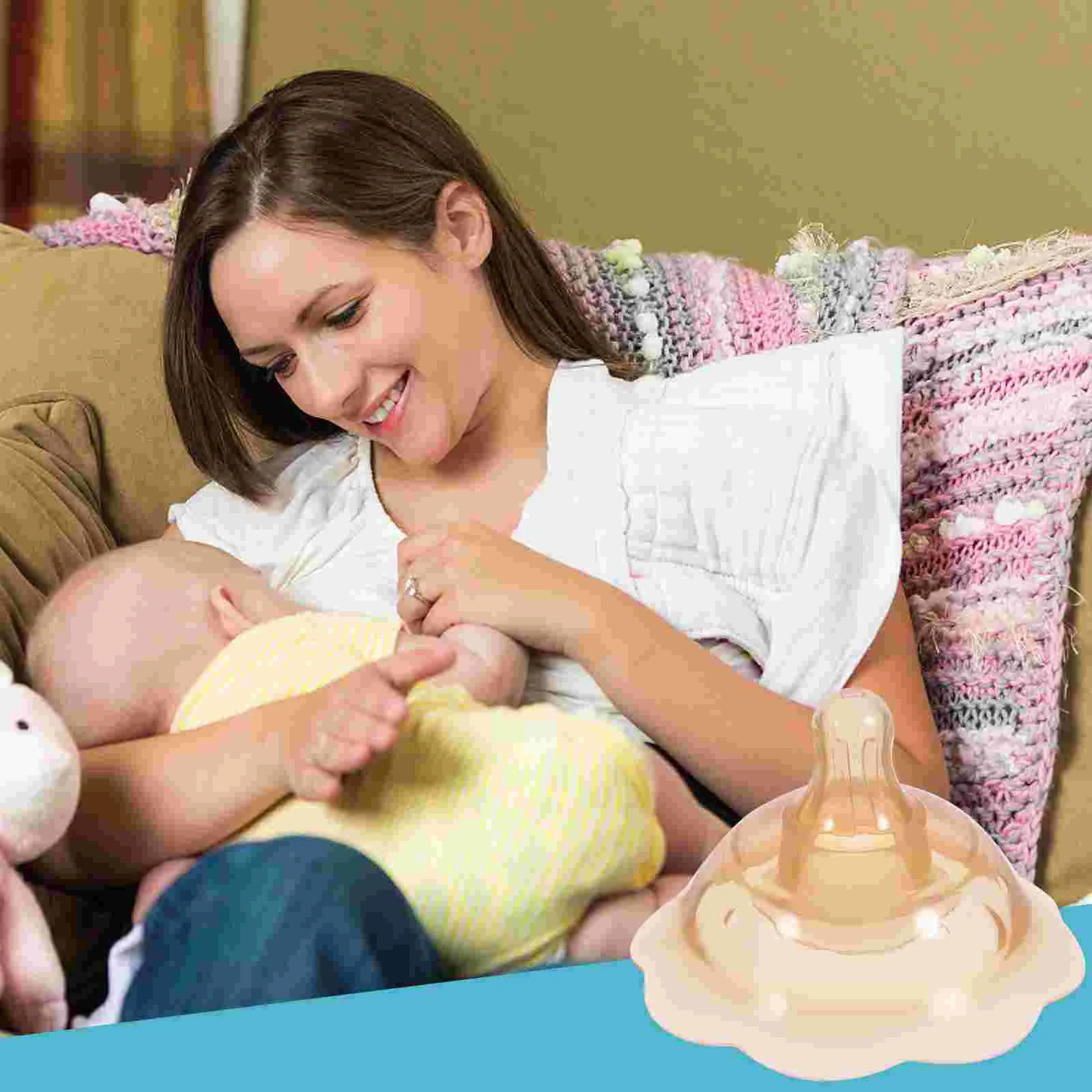 Shield with Storage Case Silicone Protector for Breastfeeding breastfeeding shield protector cover nursing cover