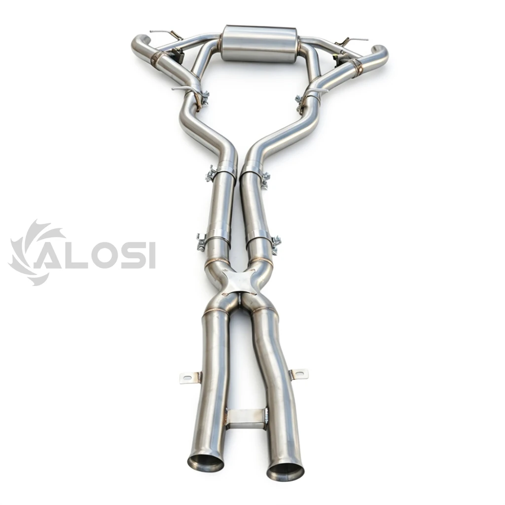 Stainless steel valve exhaust For Mercedes AMG GT/GTS/GTR/GTC (C190) 4.0T 2014-2022 high-performance cat back exhaust