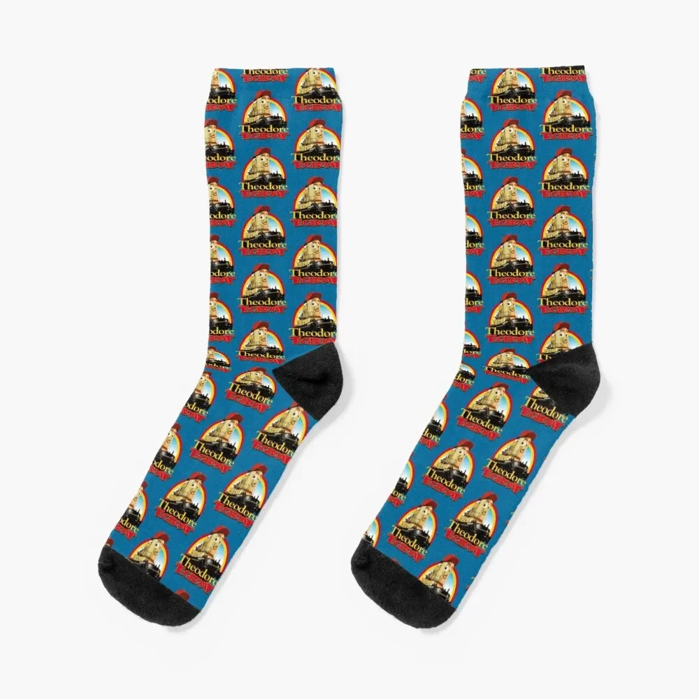 

Theodore Tugboat Socks hiking short christmas stocking Crossfit Man Socks Women's