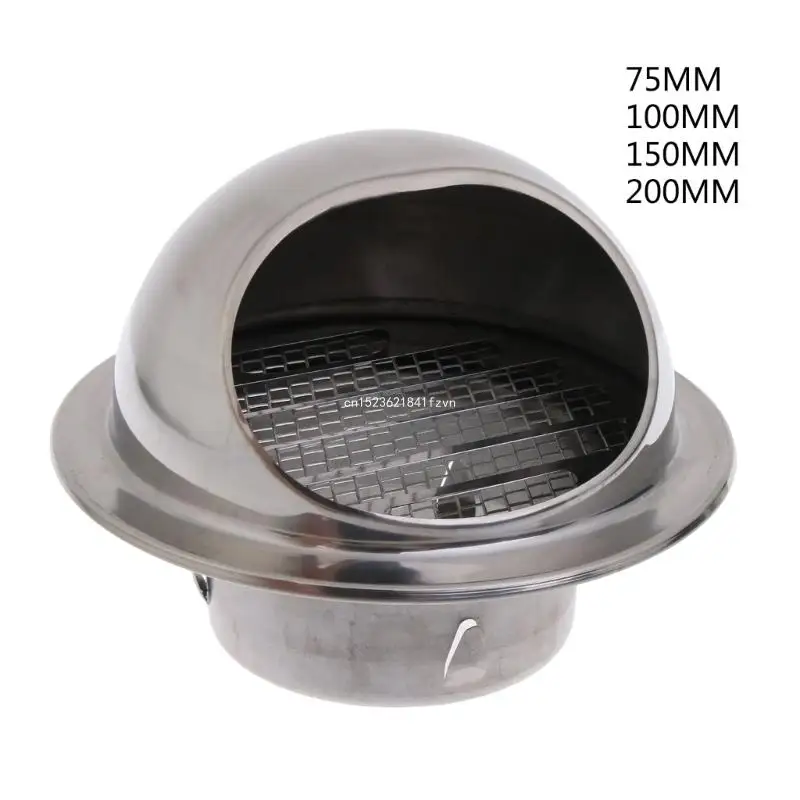 Ceiling Wall Air Vent Grille Round Ducting Ventilation Grilles 75/100/150/200mm Dropship