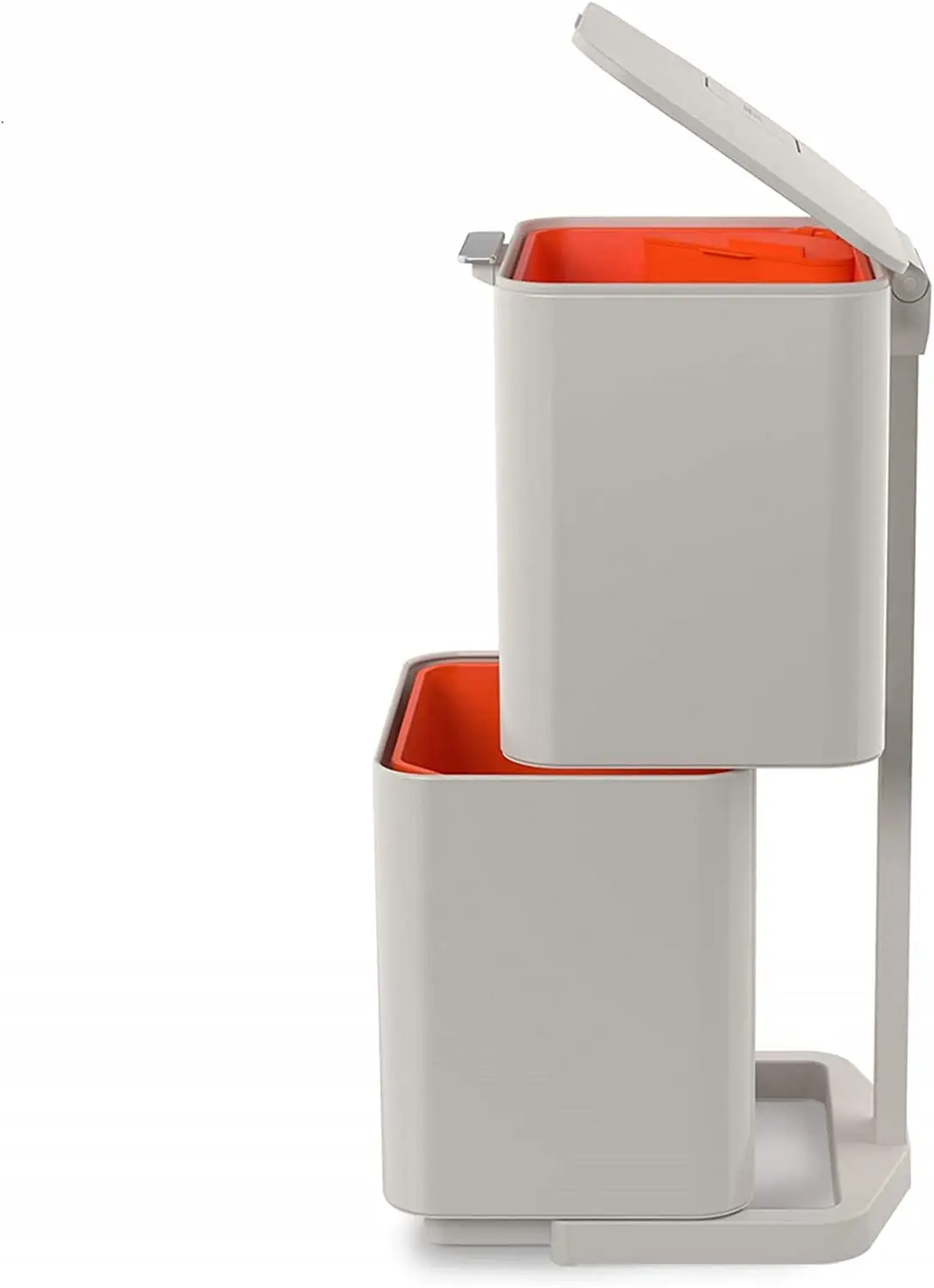 Totem-Resíduos Separação e Reciclagem Lixo da Cozinha, 60 L, 60 L, com Filtro de Odor, Removível Food Waste Caddy, Pedra