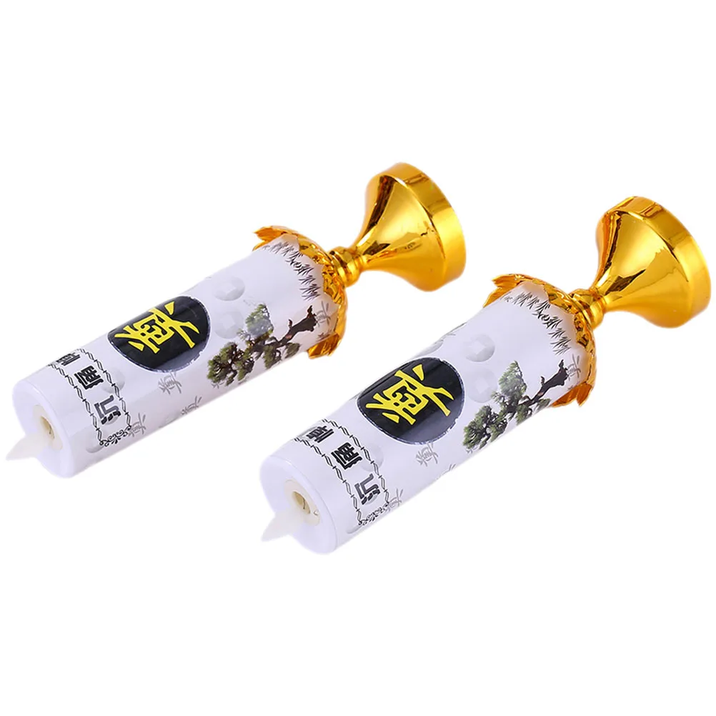 

2pcs Electric Lamp Chinese Style Funeral Light for Indoor Outdoor Cemetery Use Fake Night Light Decor