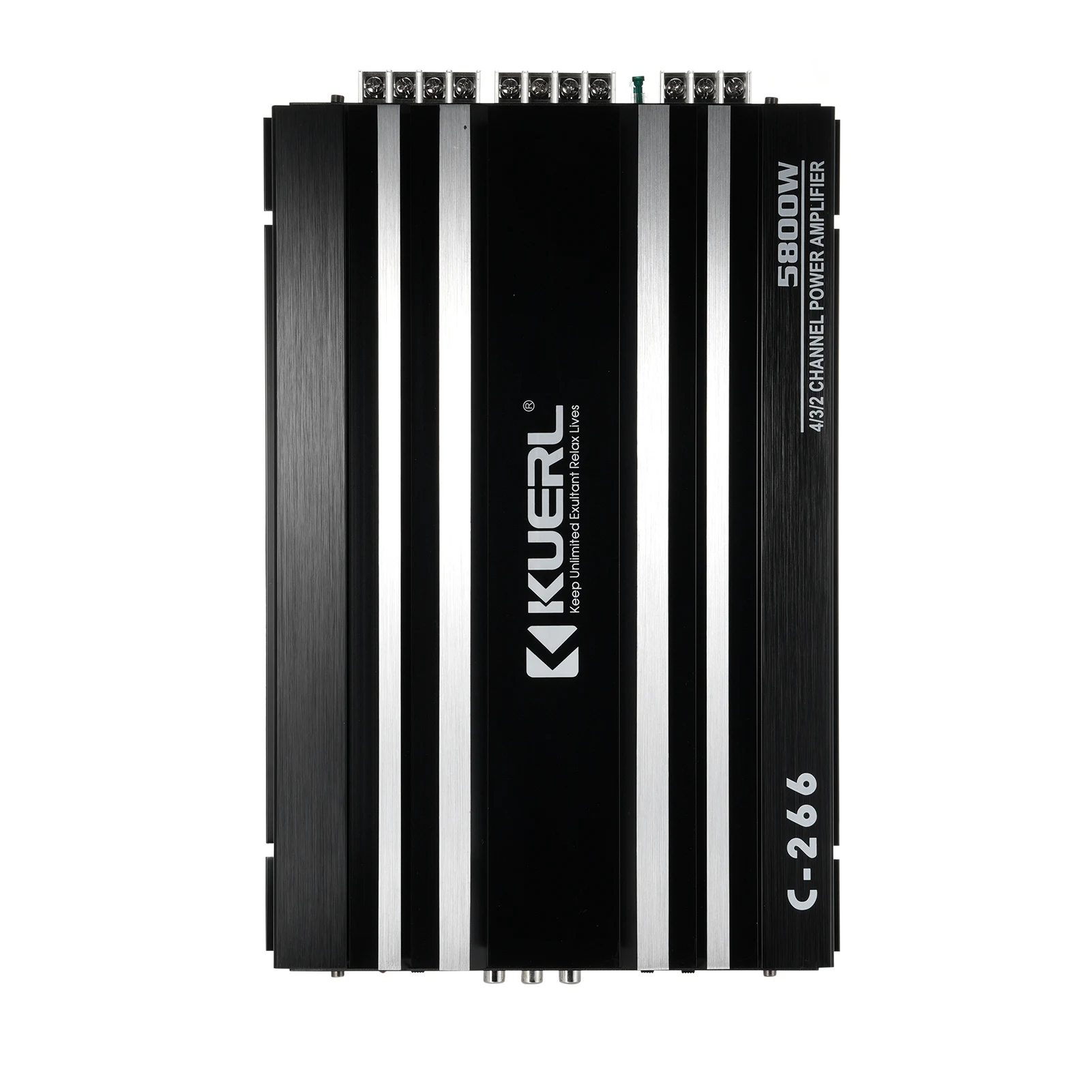 مضخم صوت للسيارة مضخم طاقة السيارة مضخم صوت السيارة مضخم طاقة السيارة 12 فولت 4 قنوات مكبر صوت عالي الطاقة أسود #3