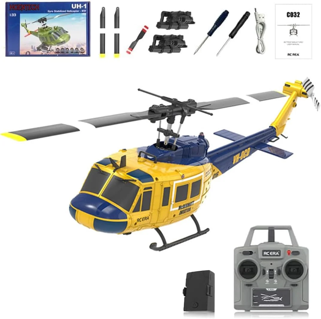 

Новый радиоуправляемый ERA C032 (Uh-1) 6-канальный безвоздушный обратный летающий трюк вертолет электрический самолет с дистанционным управлением модель автомобиля игрушка в подарок