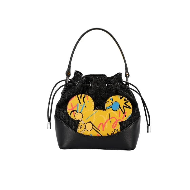 

Роскошная сумка через плечо серии Disney Mickey для женщин, модная повседневная сумочка, стильная сумка для повседневного использования, путешествий