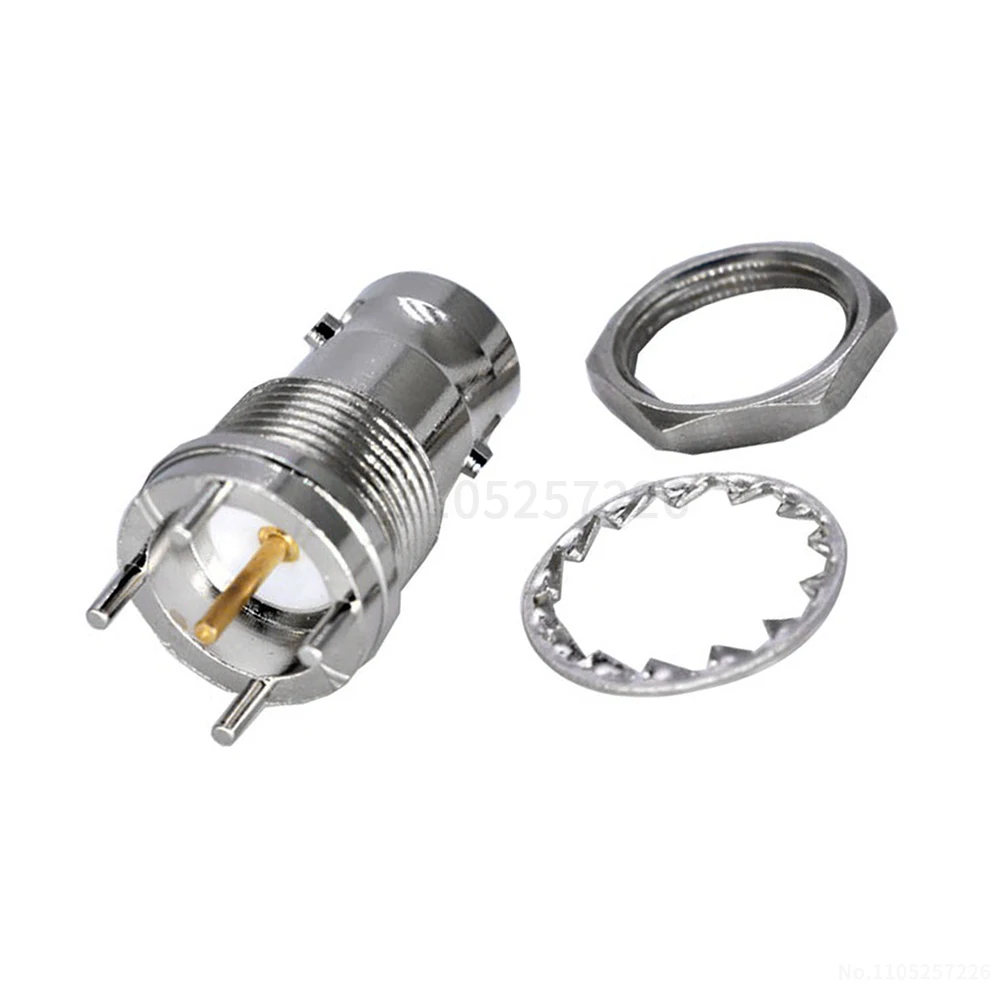 BNC-KYE connector 4-pin BNC socket surface-mount type BNC-KE vertical 4-pin plug Q9 female socket (1 pcs)