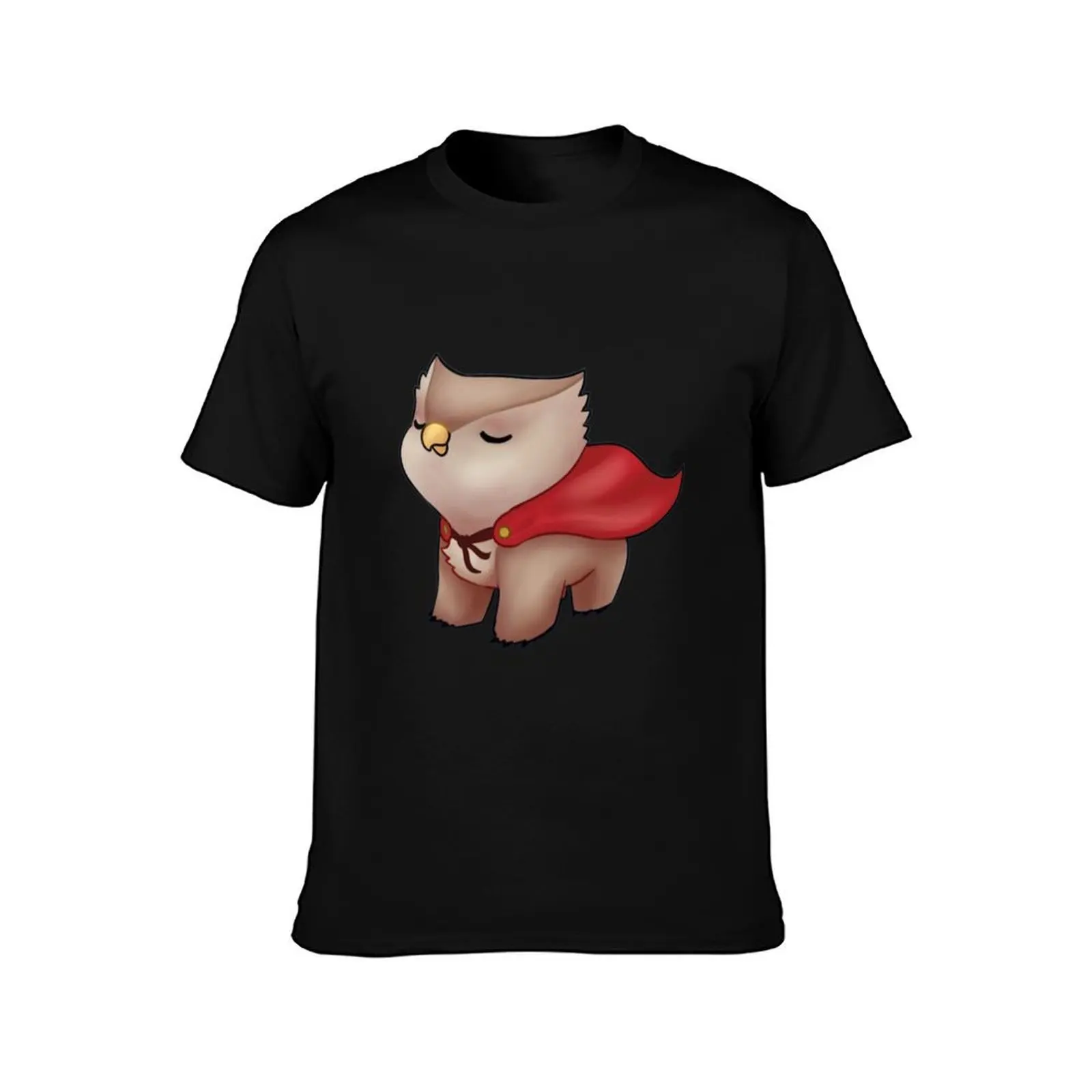 Baby Owlbear T-Shirt Summer Casual Cotton Tee Oversized Streetwear Tops Vintage Graphic Print Loose Fit Short Sleeve