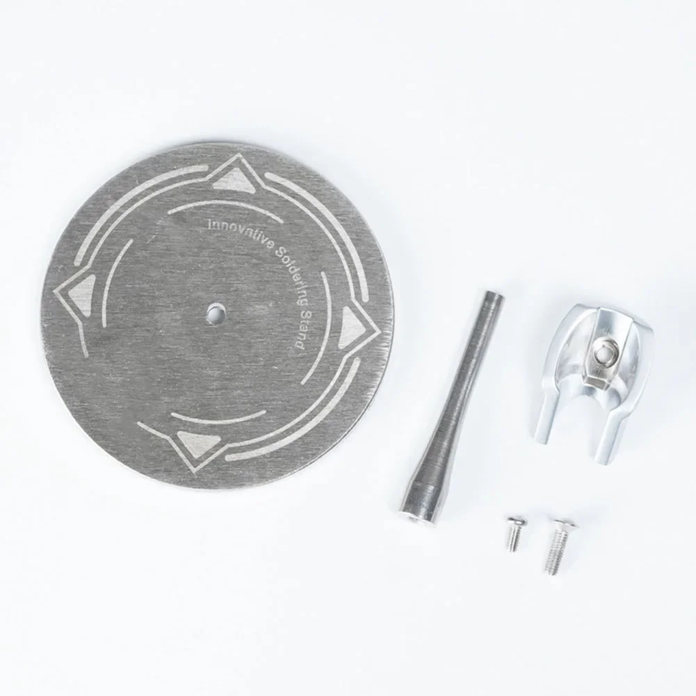 Держатель паяльника из нержавеющей стали, опорная база сварочной станции для TS101, легко носить с собой, подставка для паяльника из нержавеющей стали