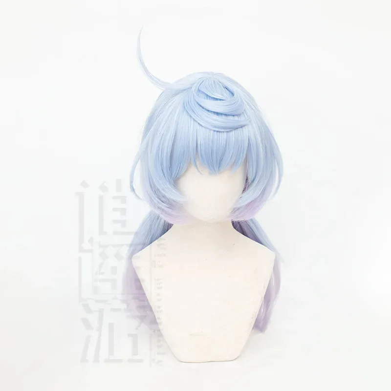 Sigewinne Cos Wig 40-45CM Gradient Short Hair Heat-resistant Synthetic Hair Halloween Party Anime Cosplay Wigs+wig Cap