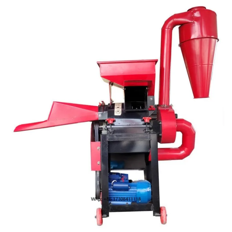 

Automatic green feed straw hay cutting and grinder for animal feed | Straw shredder