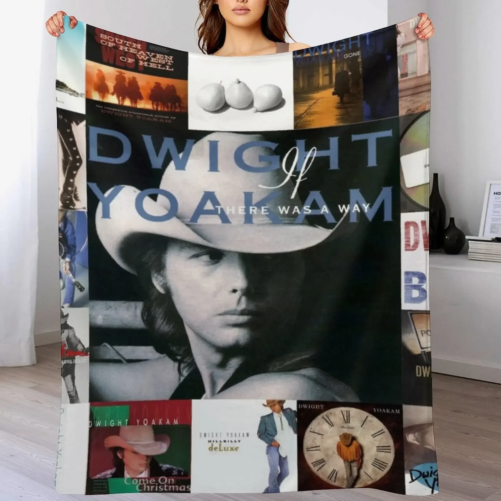 

Ai Dwight yoakam Quilt For Fans Throw Blanket Vintage Plush Blankets For Sofas Winter beds Blankets
