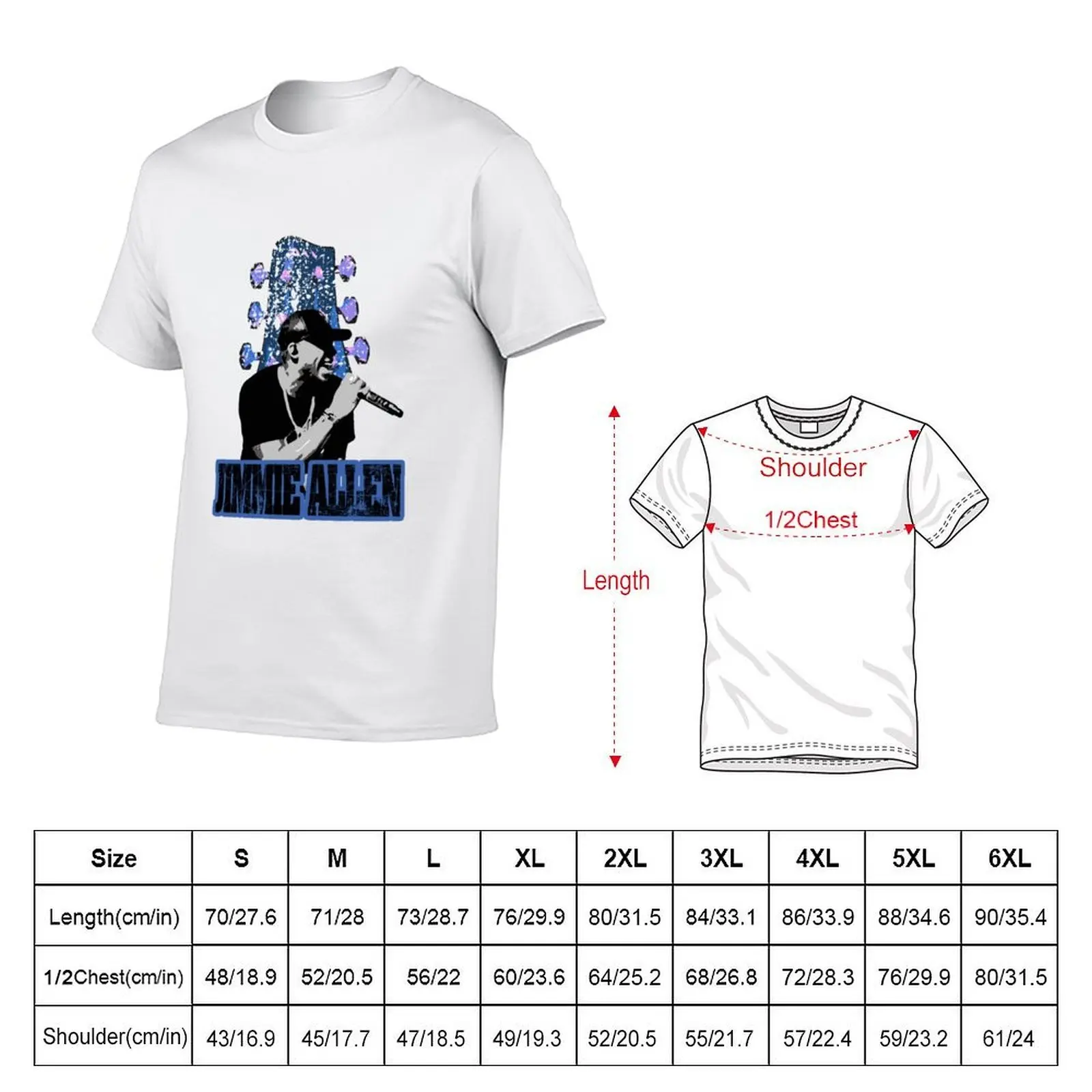 jimmie allen Musicjimmie allen 2022 art T-Shirt black cotton t-shirt plain for man package t shirt man cotton T-Shirt