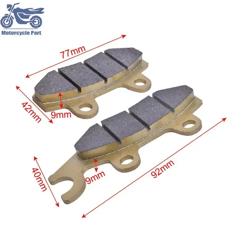 1/2/3/4Pair Motorcycle Front Brake Pads For SUZUKI For HONDA For KAWASAKI For YAMAHA Disc Tablets 2017 2018 2019 2020 2021