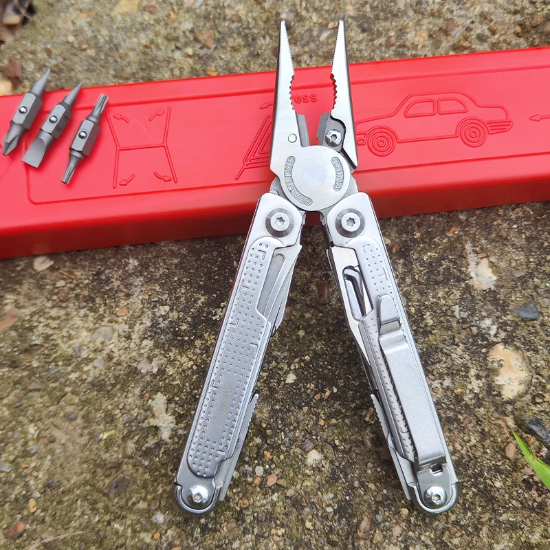 DAKOYU-Pince multi-outils pliante DK20 en 1, outil multifonction, ciseaux pliants, équipement de plein air EDC, suisse