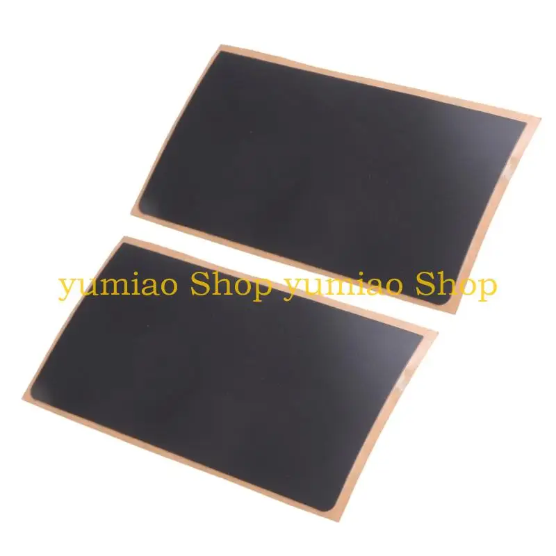 587B 2Pcs Computer Trackpad Replacement Stickers Scratch Resistant PVC Material