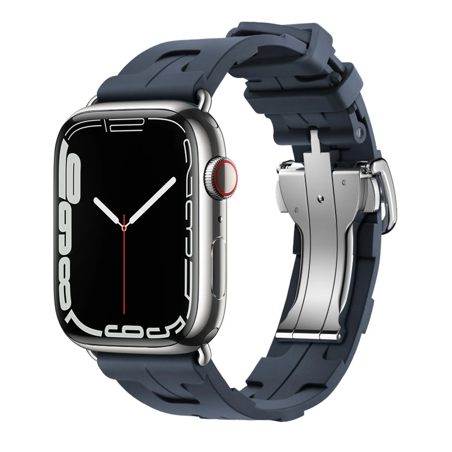 Kilim Single Tour Silicone Strap For Apple Watch Band 44mm 40mm 49mm 45mm 41mm 38 42 bracelet iwatch series 9 se 3 6 7 8 ultra 2