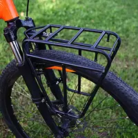Portabicicletas delantero estable, portaequipajes de ciclismo para pesca, deportes físicos, accesorios para mochilero de viajes al aire libre