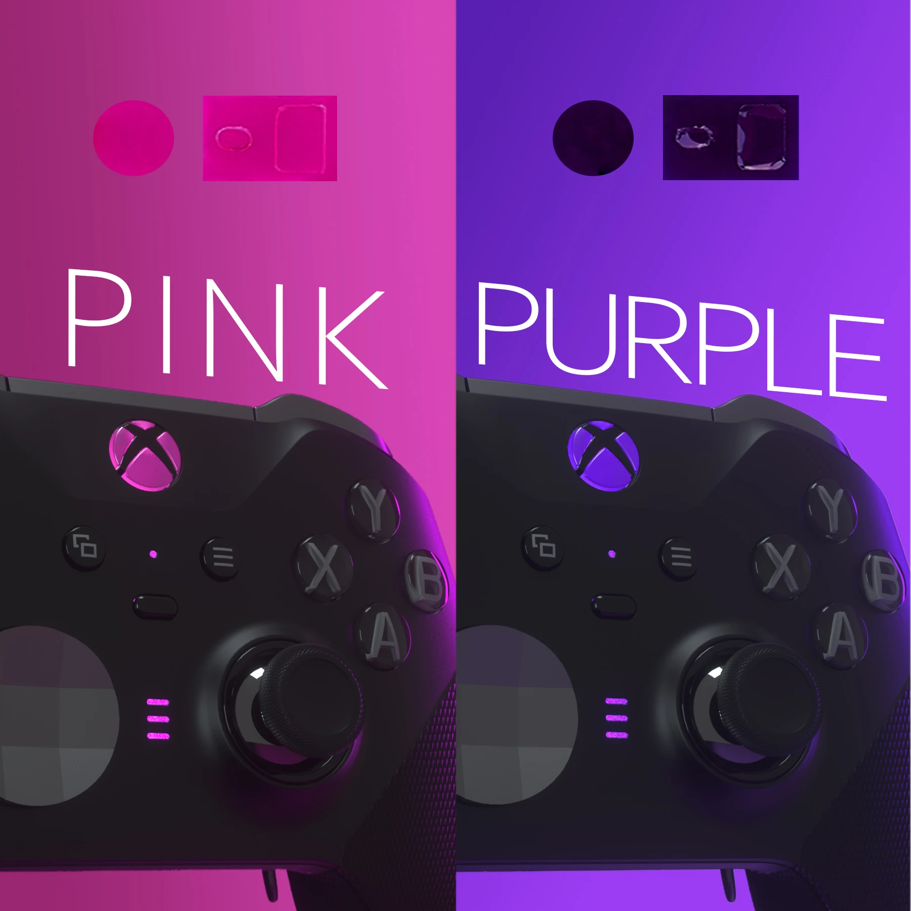 EXtremeRate-Autocollants LED personnalisés pour manette Xbox One Elite Series 2, bouton de guide d'accueil, ensemble d'outils, 6 couleurs, 30 pièces