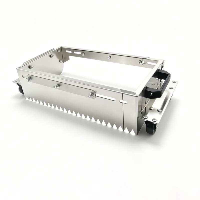 400-800mm Adjustable V Notched Trowel Mortar Comb for Fast and Equal Application of Adhesive on the Floor
