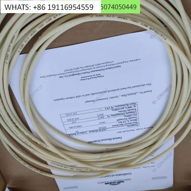 Imported Silicone Tube Peristaltic Tube Pharmed BPT Pump Tube Corrosion Resistant Medical Grade Hose 3 * 5
