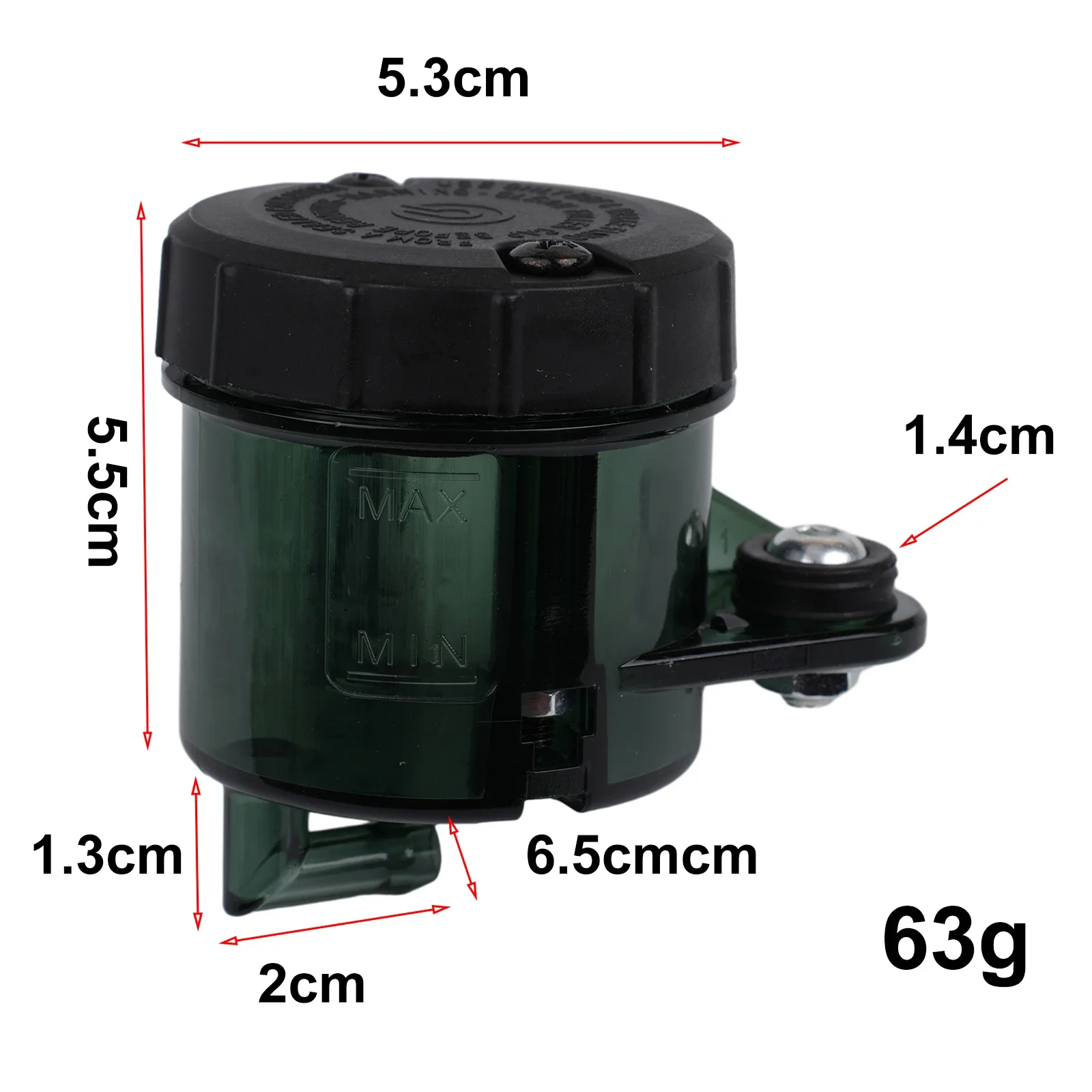 Motorcycle Black 111111111111111111111111111111Front Brake Clutch Master Cylinder Fluid Reservoir Oil Tank Cup