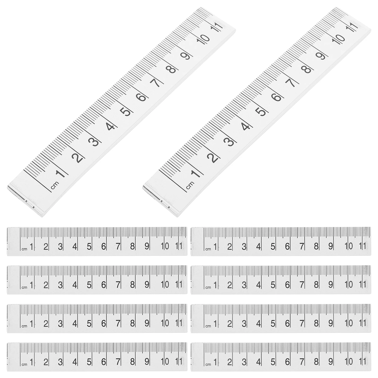 10pcs Paper Tape Measure For Cloth Measurement Body Ruler Belly Sewing Craft Tape Engineer Fabric Scale Lightweight Portable