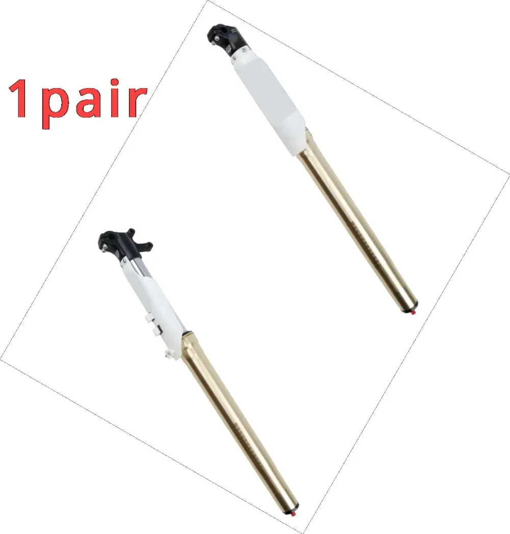 

735 мм для внедорожного мотоцикла, передняя перевернутая вилка амортизатора с утолщенной масляной пружиной, аксессуар для модификации передней трубы