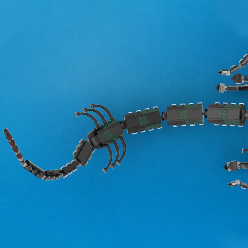 1220 pz MOC Gargantuan Leviatano Subnauticaes Building Blocks creativo Giocattolo Di Natale Regalo creativo Per Bambini Regalo giocattolo Di Natale