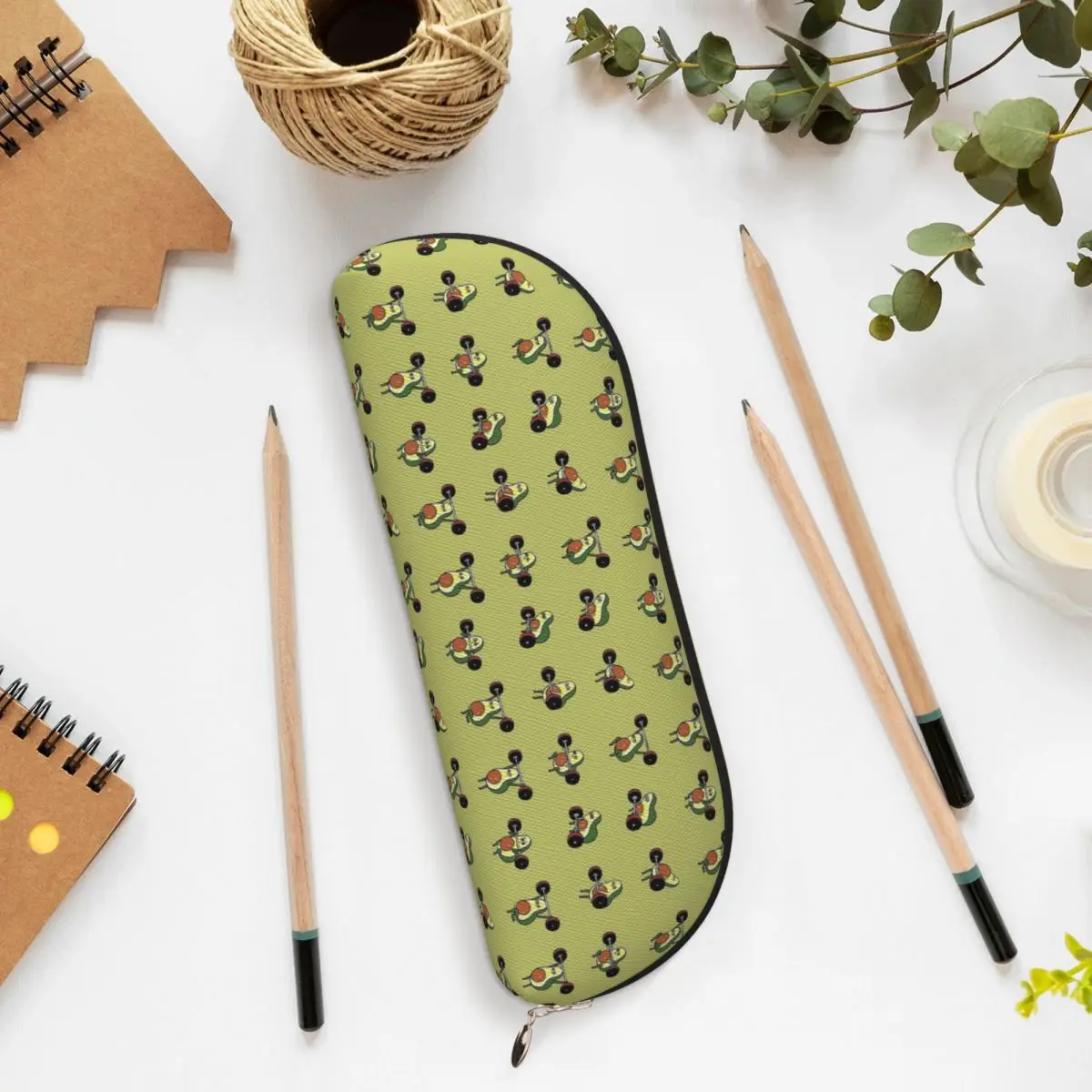LIFTING пенал с авокадо, пенал для хранения канцелярских принадлежностей, большая вместительная коробка для ручек, сумка-карандаш для подарков Studen