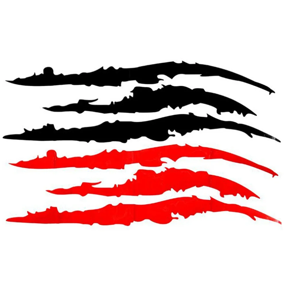 Car Sticker Personality Reflective Monster Claw Scratch Stripe Marks Headlight Decal Waterproof Sun Protection Stickers PVC,41CM