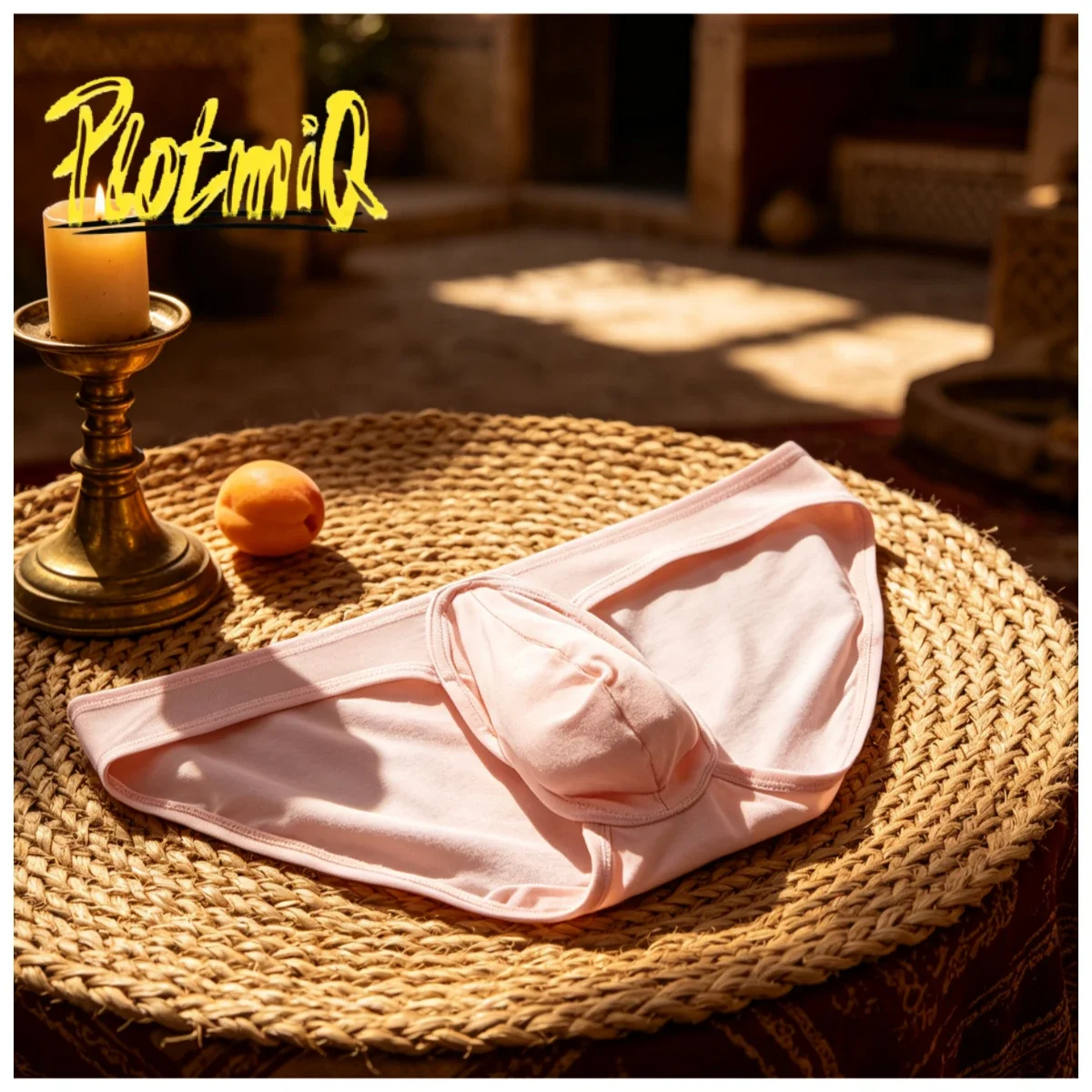 1PCS Simple Trendy Men Modal Briefs Lavender Soft Skin Friendly Fabric Wide Elastic Waistband 3D U Pouch Low Rise Mens Underwear