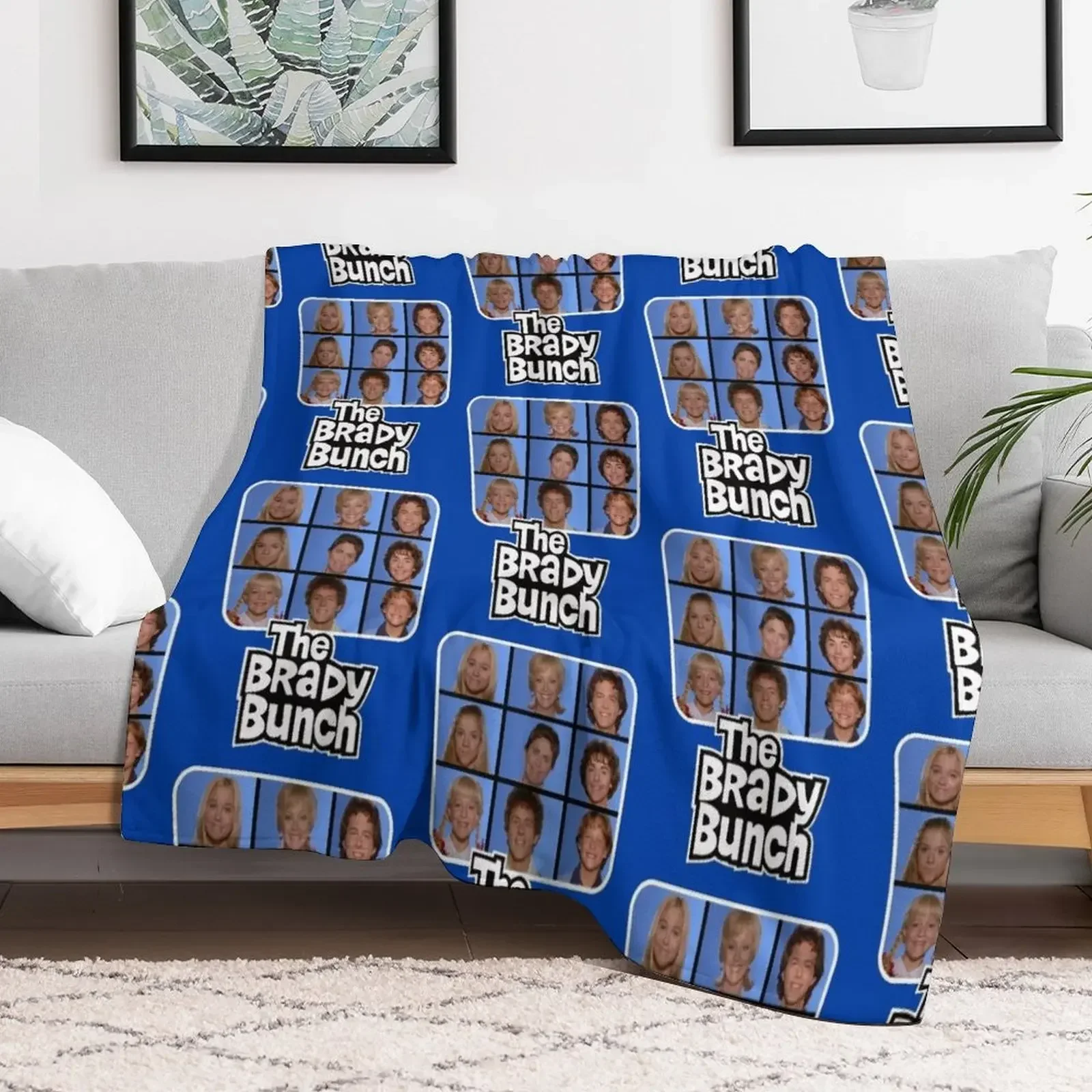 

The Brady Bunch Throw Blanket Picnic Beach Blankets