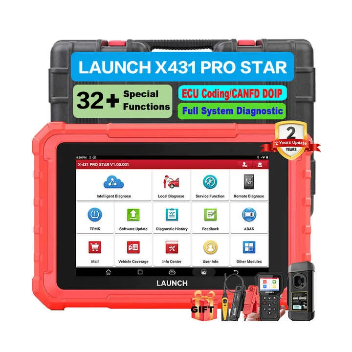 

2024 новейший X431 PRO 32 + функция кодирования ЭБУ Bi Active с CANFD DOIP такой же, как X431 PROS Elite для автомобиля