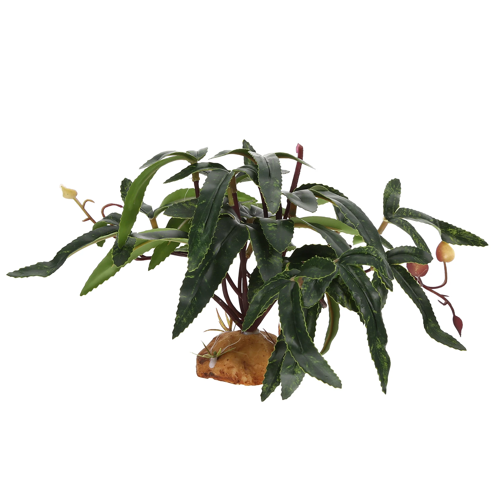 

Simulated Reptile Reptile Box Supplies Decor Artificial Artificial Green Plant Green Plant Resin Plastic Pet Habitat Ornament