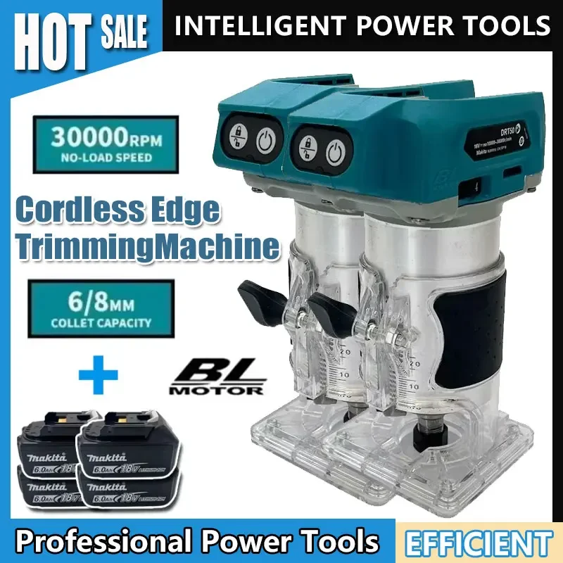 

Аккумуляторный триммер Makita 18В DRT50, бесщеточный фрезерный инструмент для гравировки и обработки дерева