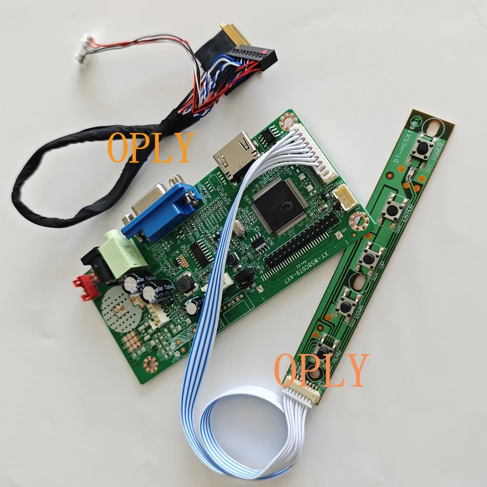 

HDMI-Compatible VGA LVDS Controller board for N116BGE-L32 N116BGE-L41 N116BGE-L42 N116BGE 1366X768 LED 11.6" Screen 40pin DIY