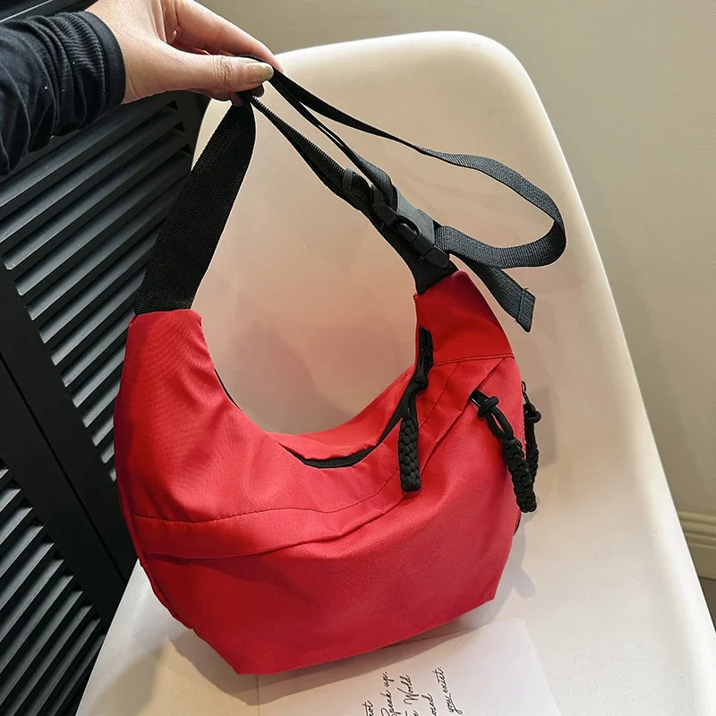 Nouveau sac à bandoulière en toile décontracté pour femmes concepteur noir/blanc/rouge sacs à bandoulière grande capacité fourre-tout hommes voyage sac à provisions