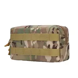 Sac extérieur rectangulaire camouflage multifonctionnel, sac banane pratique, sac d'accessoires système MOLLE, commPiedmont