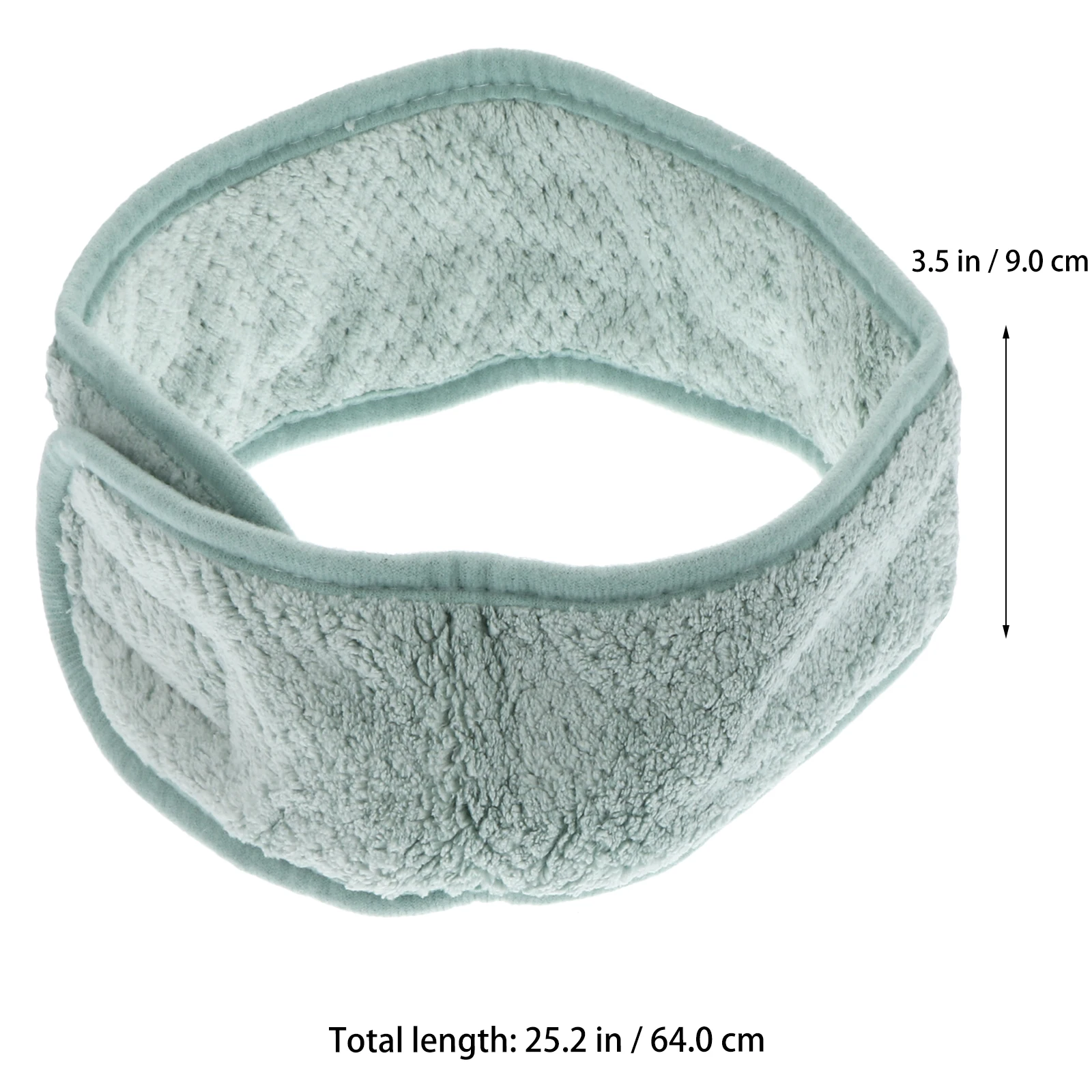 

2Pcs Makeup Head Wrap Adjustable Water Absorbent Face Wash Bath Shower Hairband for Women Girls Spa Gift Makeup Headband