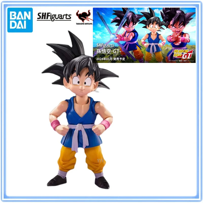 

Bandai Original Dragon Ball Z S.H.Figuarts SON GOKU GT SHF Goku GT Action Figures PVC Super Toys for Children Collector