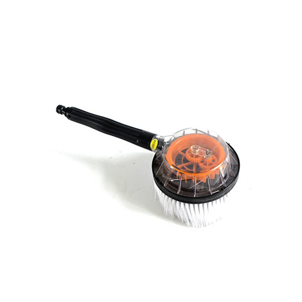 

Rotating Car-washing Brush Automatic Car-cleaning High Pressure Water Spin Black ABS Plastic Durable Soft Protect Paint
