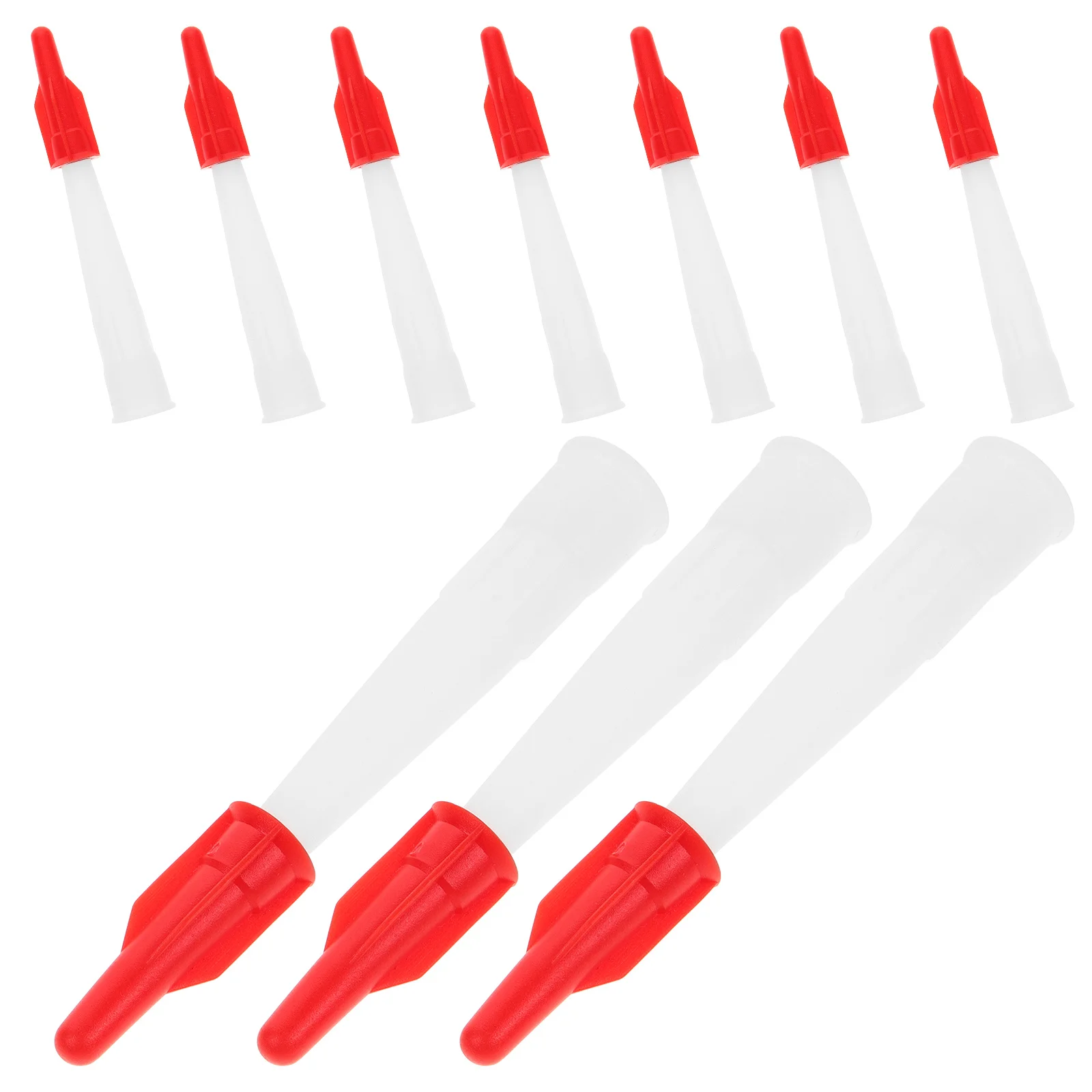 10 قطعة نصائح فوهة استبدال لأداة السد التشطيب دائم سيليكون تطبيق دقيق أدوات السد التشطيب عدة السد