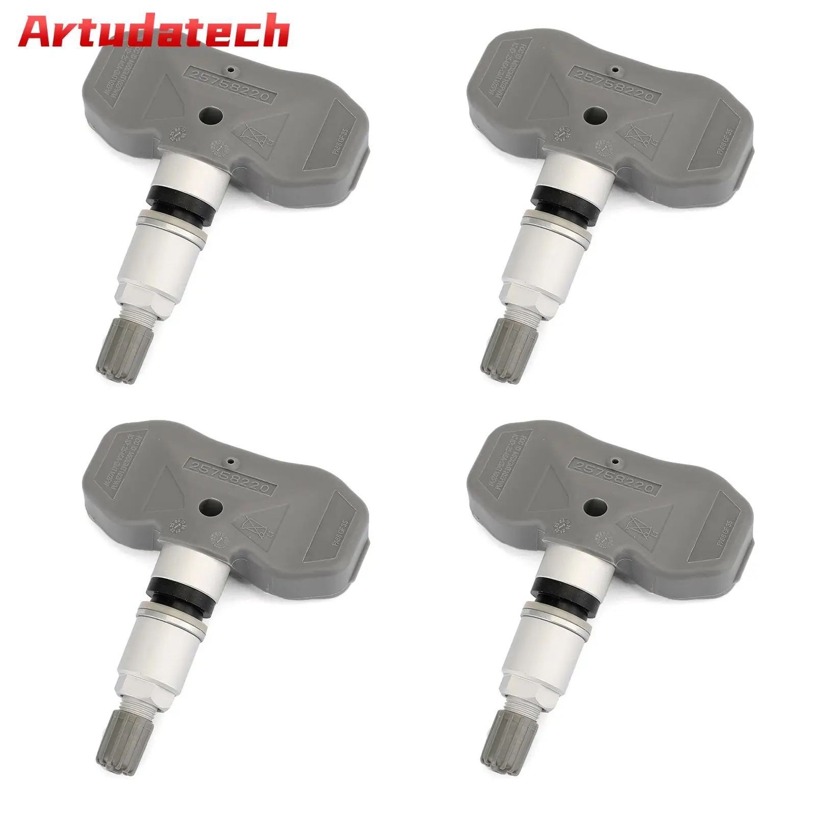 

Artudatech 4PCS TPMS Replace 25758220 Auto Tire Pressure Sensor For C6 Corvette 2005 2006 2007 2008 2009