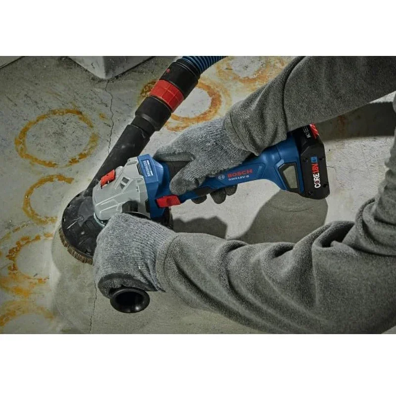 BOSCH GWS 18V-8 Cordless Angle Grinder 18V Professional Brushless 100MM Slide Switch Cutting Grinding Bosch Power Tools GWS18V-8 view 6