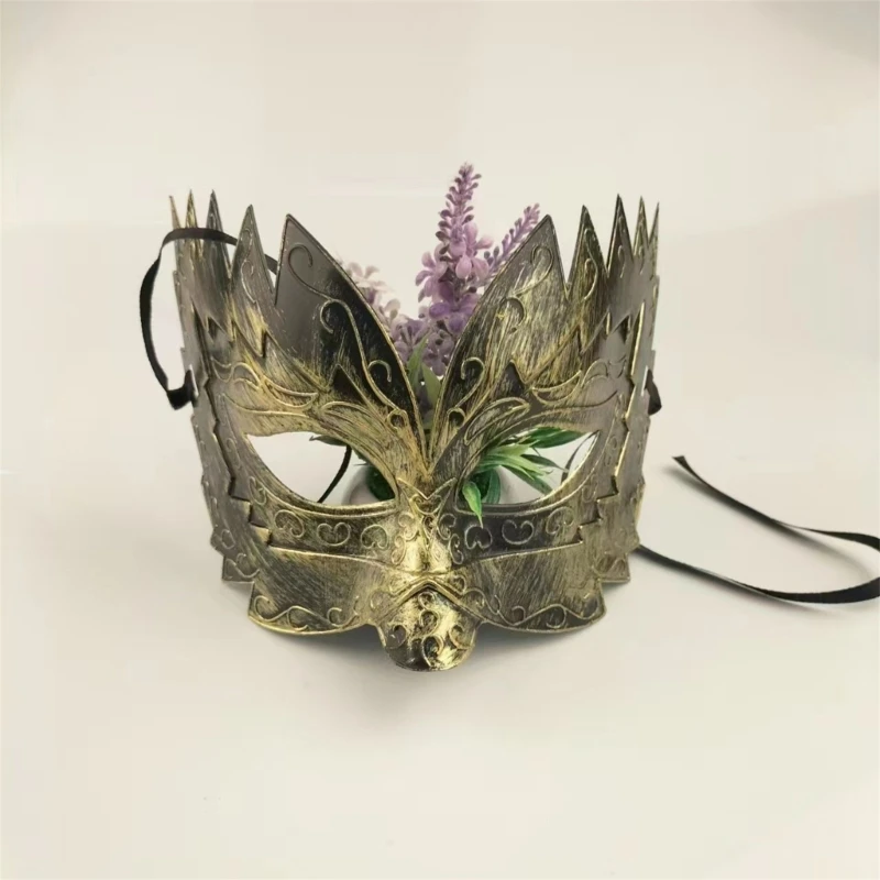 2 szt. Damskie koronkowe maska na oczy męskie maskarady maska impreza z okazji Halloween maska półmaska balu na maska na Mardi Gras weneckie