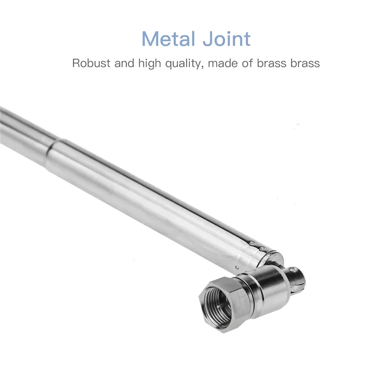 Ingenious-วิทยุ FM เสาอากาศเปลี่ยน Telescopic สกรู F ประเภทปลั๊กอะแดปเตอร์สําหรับ AV สเตอริโอ Home เครื่องขยายเสียง