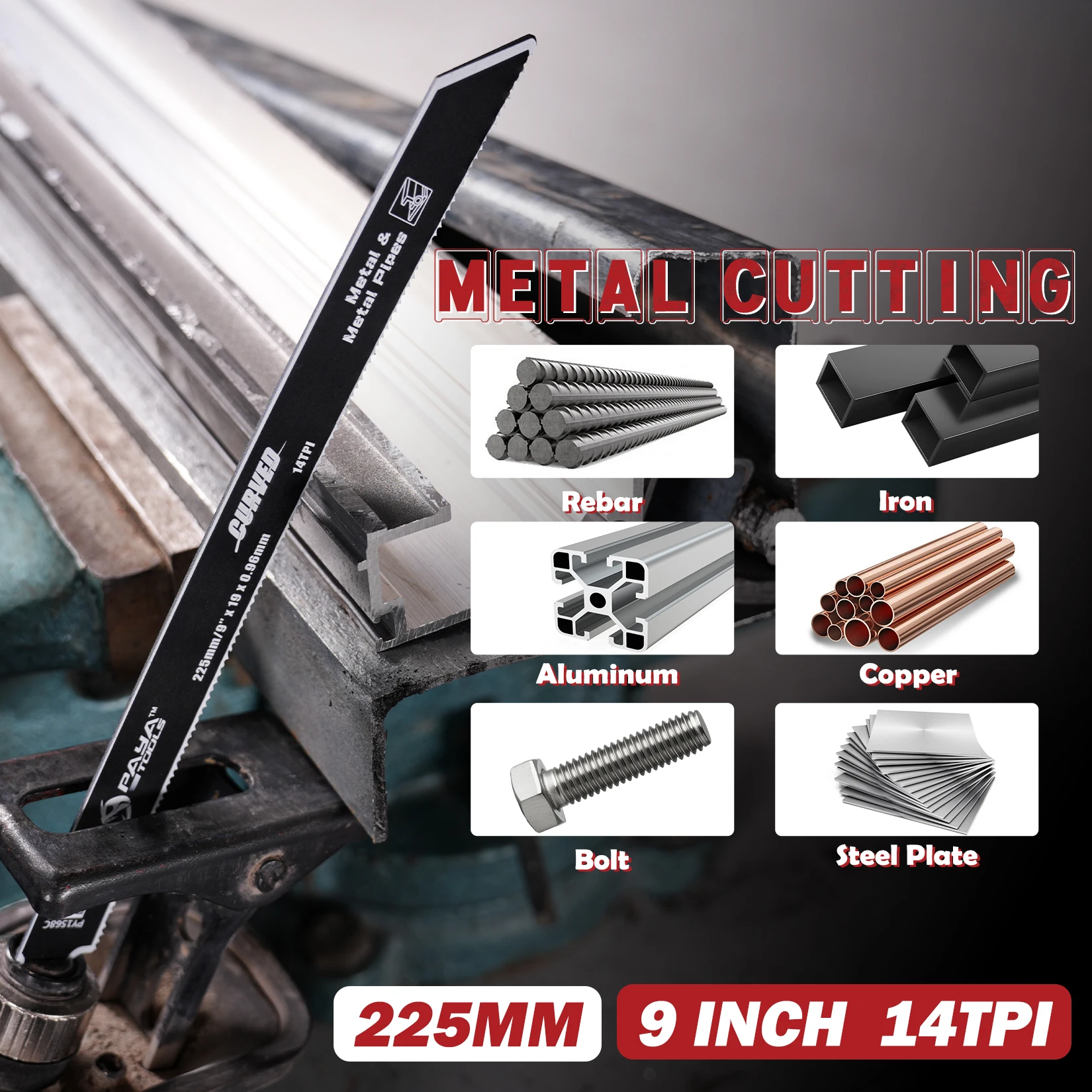 PAYA Lot de 5 lames de scie sa - Metal Saw Reciprocating avis et prix