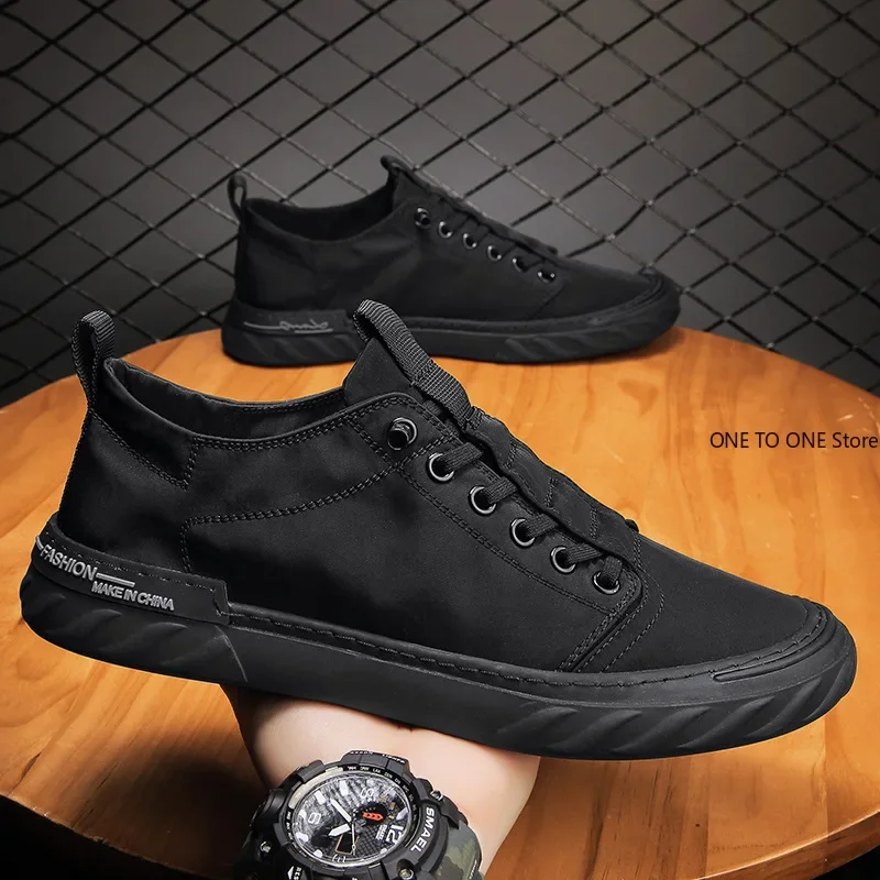 

Мужская повседневная обувь, дышащая парусиновая обувь из ледяного шелка, лоферы, кроссовки, уличная удобная вулканизированная обувь без шнуровки на плоской подошве, мокасины для взрослых