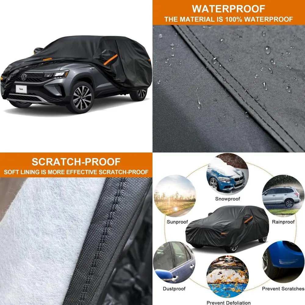 

Custom Waterproof SUV Car Cover for 2021-2025 Volkswagen Taos, All Weather Protection, Full Coverage Outdoor Car Cover