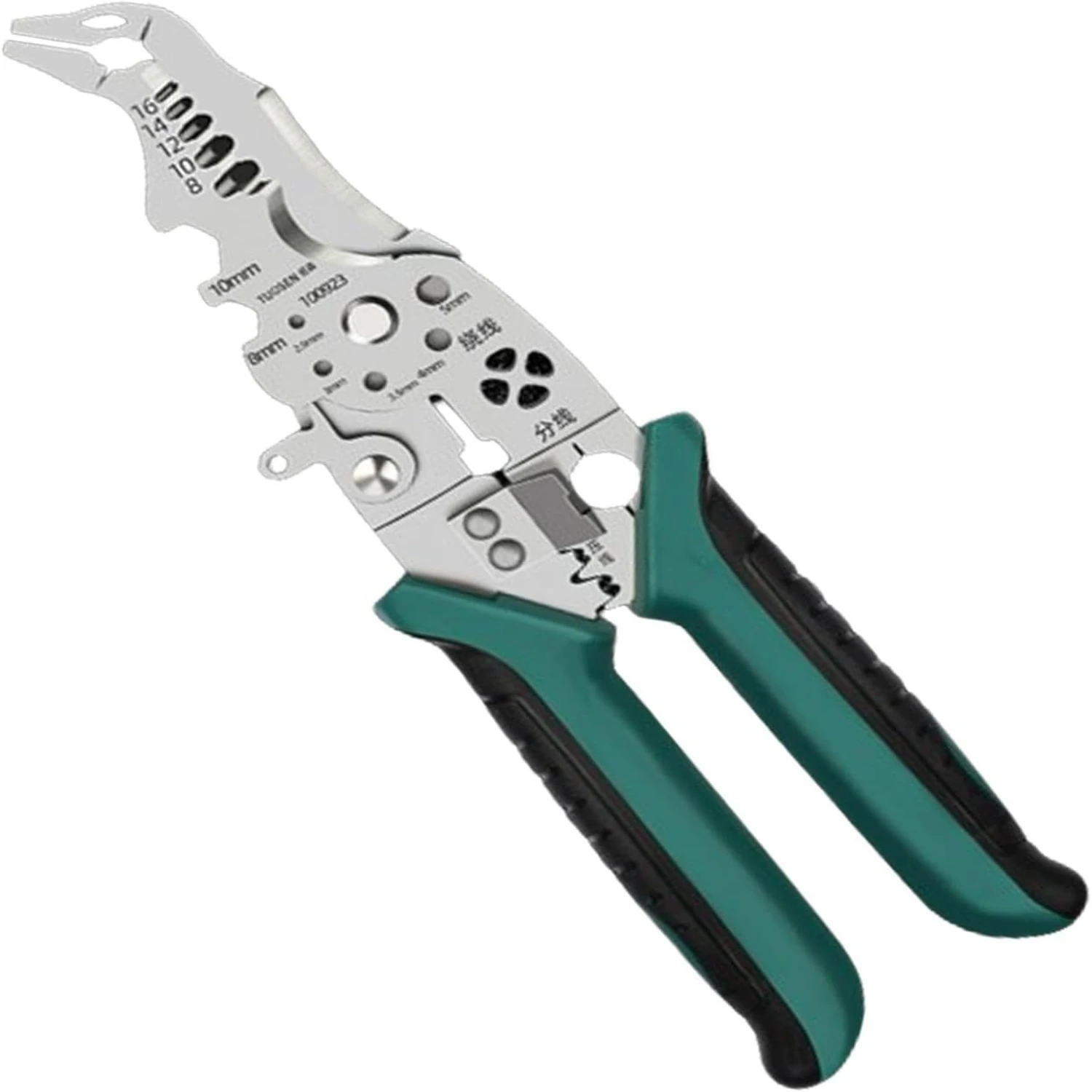 Wire Stripper Wire Pliers Tool Multipurpose Hand Tool Wire Cutter Stripper Cable Cutting Tool for Crimping Supplies, Olecranon